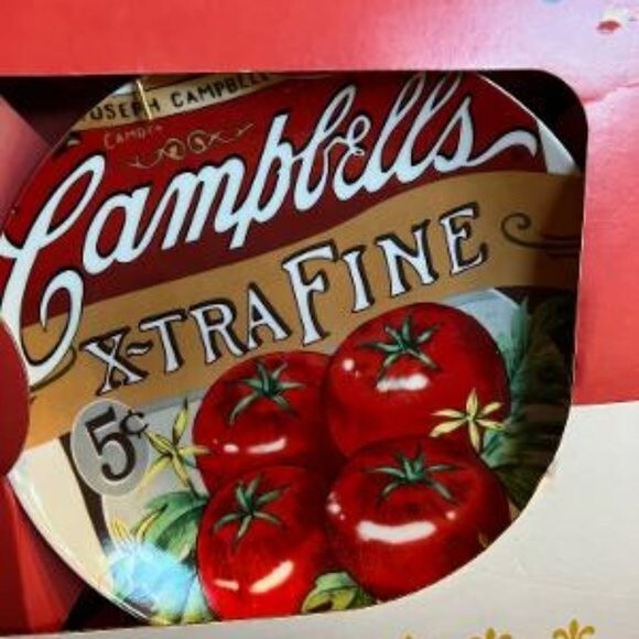 Vintage 2004 Campbell's Heritage Collection Collector Plates with Wall Hangers - Picture 2 of 4